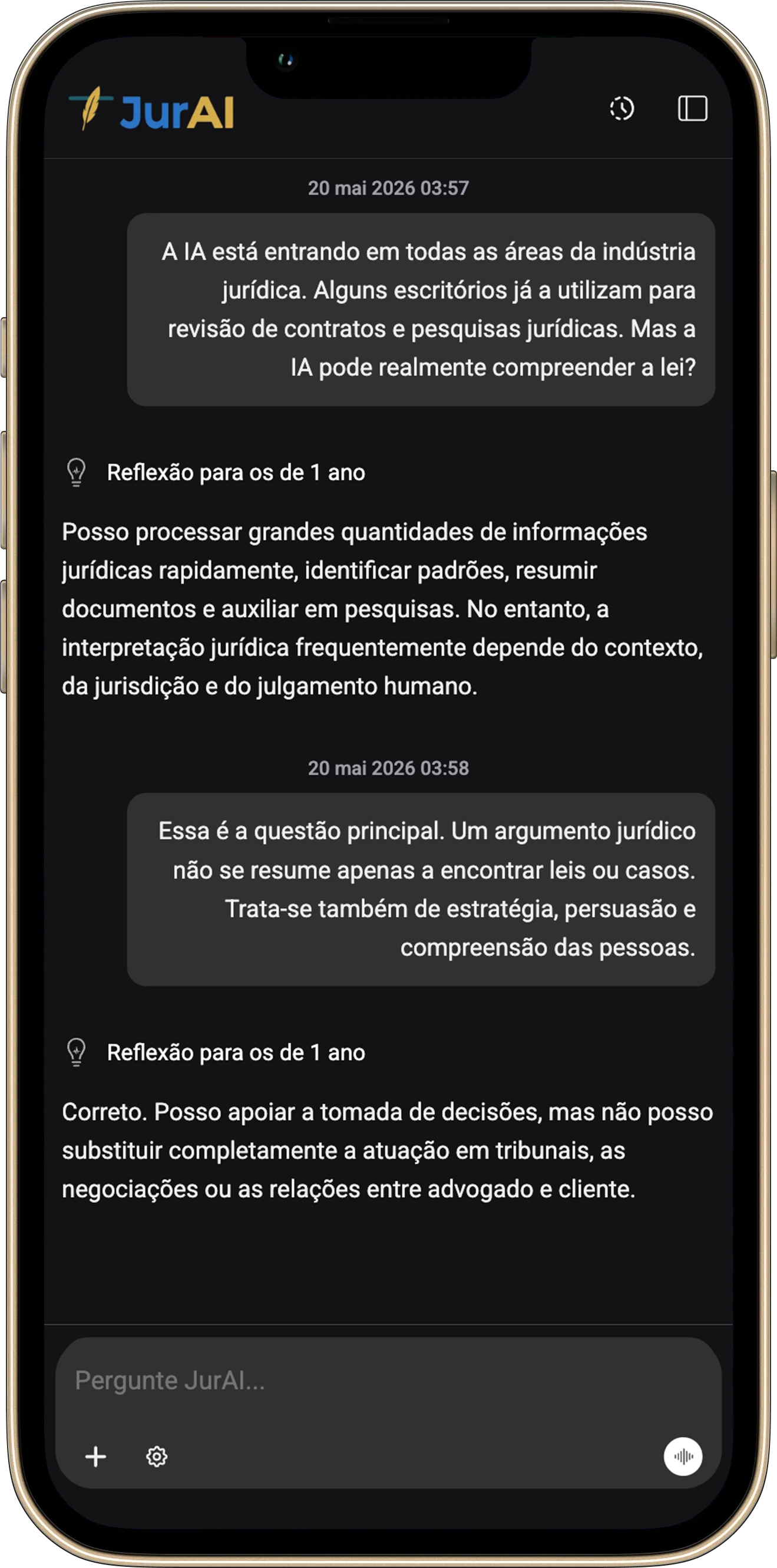 Bate-papo com IA